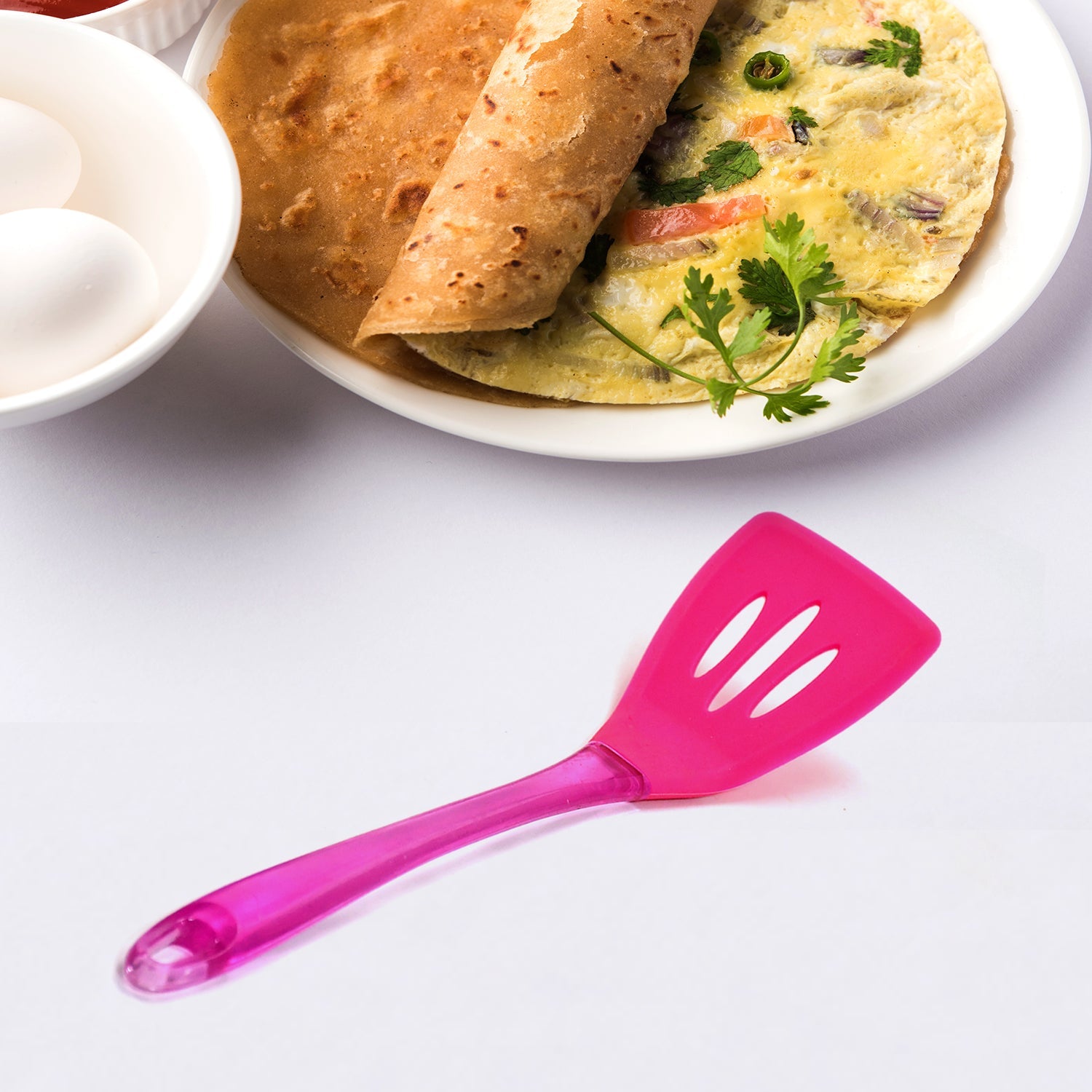 2755 KITCHEN TURNER HEAT RESISTANT SILICONE NON-STICK SILICONE TURNER GRIP WITH LONG HANDLE COOKING TURNER DeoDap 2755 KITCHEN TURNER HEAT RESISTANT SILICONE NON-STICK SILICONE TURNER GRIP WITH LONG HANDLE COOKING TURNER DeoDap